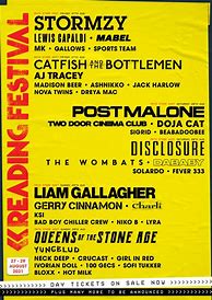 Image result for Reading Festival 27th August Line Up
