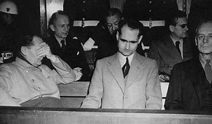Image result for Nuremberg Trials Rudolf Hess