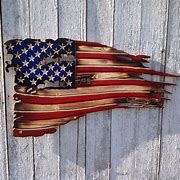 Image result for Rustic American Flag Wall Hangings