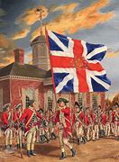 Image result for American Revolutionary War British Flag