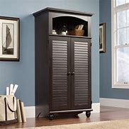 Image result for Computer Armoire with Doors