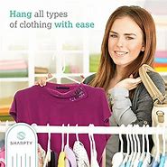 Image result for Space-Saving Hangers for Coats