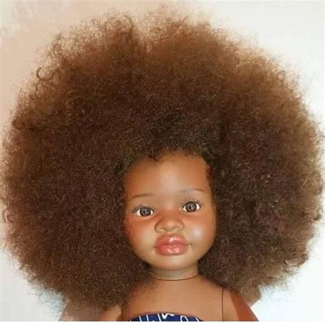 Au Naturale Full Fro Barbie 😍   Natural hair doll, Baby girl hairstyles  