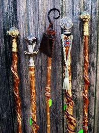 Image result for Wooden Wizard Staff