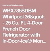 Image result for Whirlpool French Door Fridge
