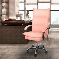 Image result for Pink Leather Desk Chair