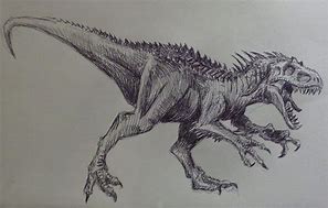 Image result for Cool Indominus Rex Drawings