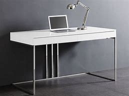 Image result for White High Gloss Desk with Drawers
