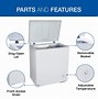 Image result for Small Chest Freezer 5 Cubic FT