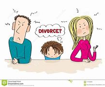 Image result for Divorced Parents Cartoon