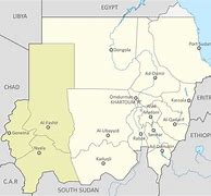 Image result for Western Darfur Map