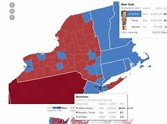 Image result for New York 2016 Election Map