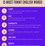 Image result for Funny English Words to Say