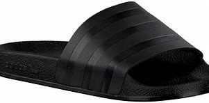 Image result for Adidas Slippers Men Black Green