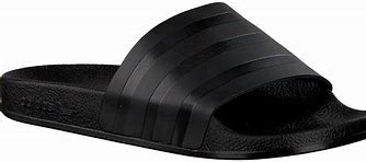Image result for black adidas slippers