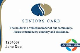 Image result for Australian Seniors Card