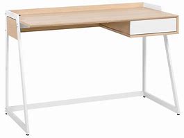 Image result for Light Wood and White Desk