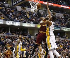 Image result for Indianapolis Pacers Posterizes LeBron