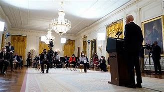 Image result for Biden Press Conference Crowd Shot
