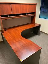 Image result for Rustic L-shaped Office Desk