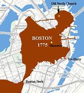 Image result for Boston Map 1776 vs Today