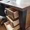 Image result for Used Wood L-shaped Desk with Hutch and Drawers
