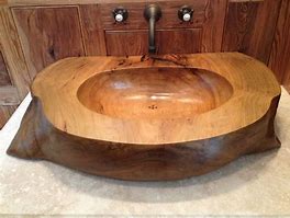 Image result for Wooden Kitchen Sink
