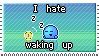 Image result for A Cartoon Boy Waking Up