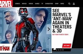 Image result for Marvel Official Website