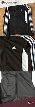 Image result for Women Black Adidas Track Jacket
