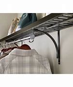 Image result for Adjustable Hanging Closet Rod