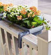 Image result for Planters for Fence Railing