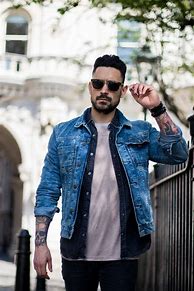 Image result for How to Wear a Denim Jacket