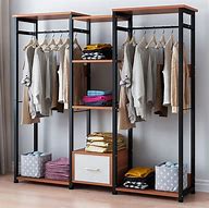 Image result for Hanging Clothes Shelves
