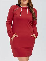 Image result for Hoodie Dresses Plus Size
