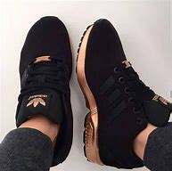 Image result for Black and Gold Adidas Tennis Shoes
