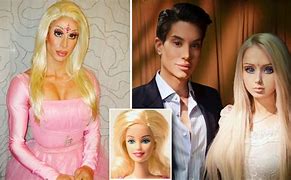 Image result for Real Life Barbie and Ken Doll