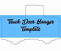 Image result for Truck Door Hanger Template