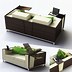 Image result for Small Couch Desk On Wheels