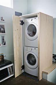 Image result for Washing Machine and Dryer Cabinet