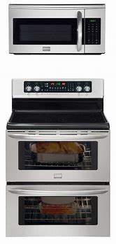 Image result for Frigidaire White Double Oven Electric Range
