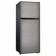 Image result for Frigidaire Refrigerator Top Freezer Brushed Stainless Handle