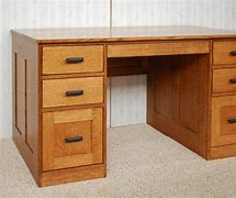 Image result for Mission Style Wall Desk