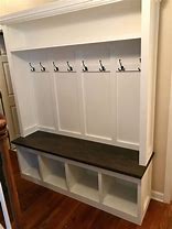 Image result for Coat Hanger with Storage Bench