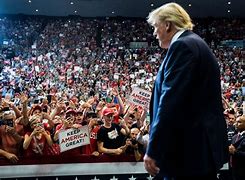 Image result for Silence during Donald Trump's rally