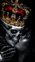 Image result for Skull with Crown King Tattoo