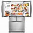 Image result for Whirlpool WRS588FIHZ 28 Cu. Ft. Side-By-Side Refrigerator - Stainless Steel - Refrigerators & Freezers - Side-By-Side Refrigerators - Grey - U991186401