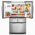 Image result for Whirlpool Refrigerator Steel with Black Handles