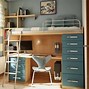 Image result for bunk bed with desk underneath