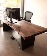 Image result for Live Edge Wood Desk